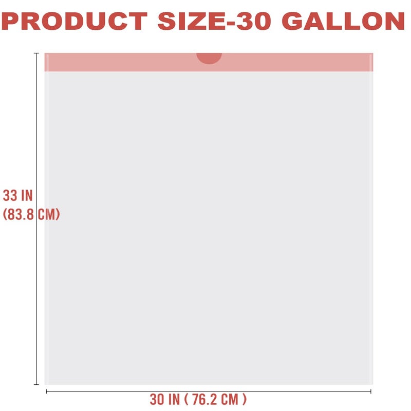 BEIDOU-PAC 30 Gallon Trash Bags Drawstring, 150 Count, White | Unscented | Heavy Duty Multi-purpose Garbage Bags Can Liners for Business Home Kitchen Commercial and Industrial - Image 2